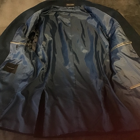 Tommy Hilfiger blue cord blazer - Picture 3 of 4